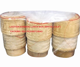 Laotion Bamboo Sticky Rice Holder (12 x 3pcs)