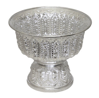 Diamond Thai Design High Foot Tray Silver 26 cm (1)