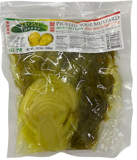 Thai Flavour Pickled Sour Mustard Greens (36 x 10.5oz)