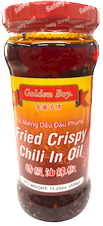 Golden Boy Fried Crispy Chili In Oil (24 x 11.25oz)