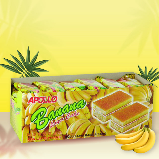 Apollo Banana Layer Cake 12Box X 24 pcs X18gm