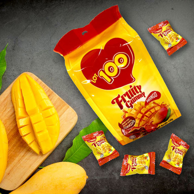 malay lot 100 Fruity Gummy Mango 24x130 gm