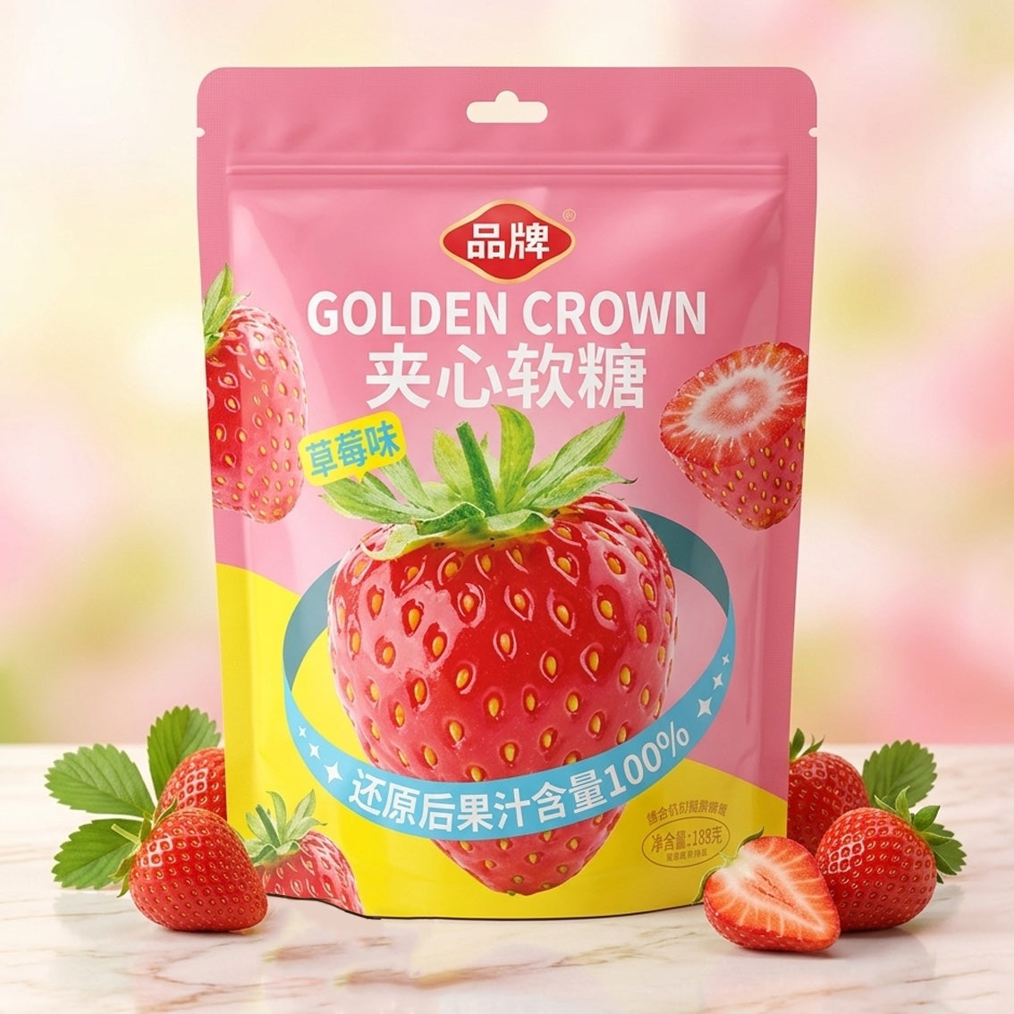 strawberry Gummy Candy 24x6.63 oz