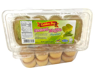 Golden Boy Custard Muffin Pandan Flavour (18 x 7.7oz)