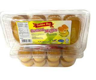 Golden Boy Custard Muffin Banana Flavour (18 x 7.7oz)