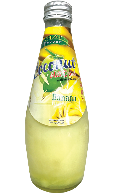 T F coconut milk drink.
banana flavour 24 x 280 ml