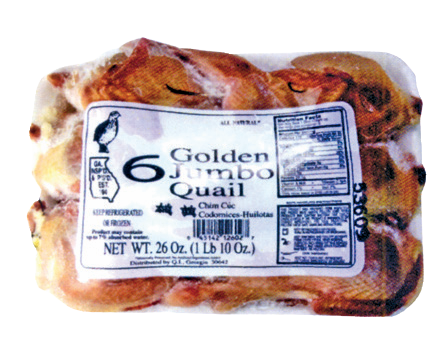 Fro Golden Jumbo Quail
