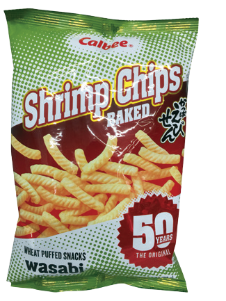calbee shrimp chip ( wasabi)