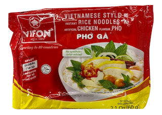Vifon Chicken Rice Noodle Pho Ga Bag.