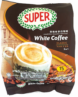 Super Instant White Coffee 3-in-1  (20 x 15 x 525g)