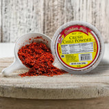 Golden boy crush chili powder in cup