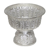 Diamond Thai Design High Foot Tray Silver 20 cm (1)