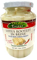 Thai Flavour Pickled Lotus Rootlet in Brine with Chili (24 x 16oz)