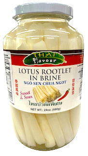 Thai Flavour Pickle Lotus Rootlet in Brine w  I  chili L