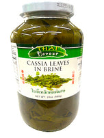 Thai Flavour Pickled Cassia Leaves in Brine (12 x 24oz)