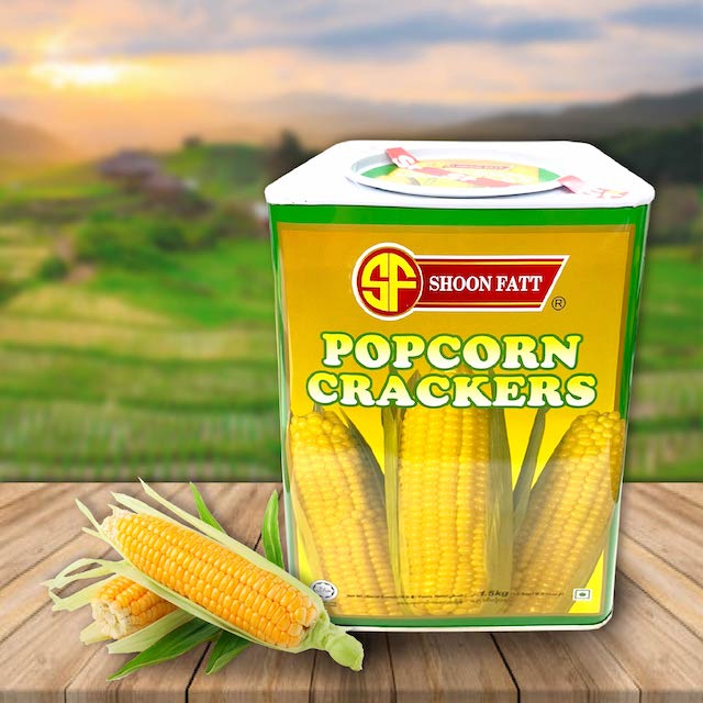 Malay Popcorn Cracker in tin