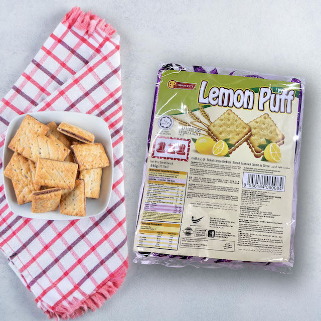 Malay Lemon Puff biscuit