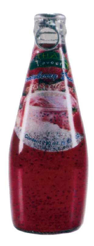 Thai Flavour
Strawberry Drink W/Basil Seed