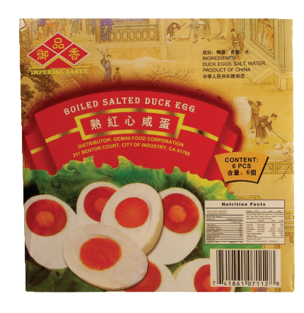 Pre Boiled Salted Duck Egg