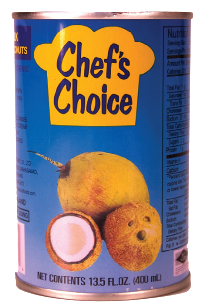 Chef’s Choice
Coconut Milk (M)