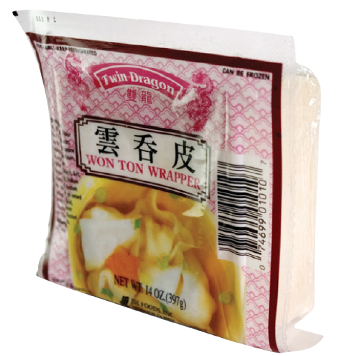 Twin Dragon wonton
Wrapper