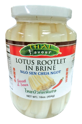 PK Lotus Rootlet (Sweet & Sour) with Chiliin brine in jar (S)