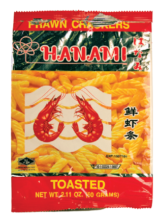 Hanami Toasted Prawn Chip In Bag