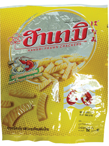 Hanami Prawn Cracker (Garlic & Pepper Shrimp Flavour)