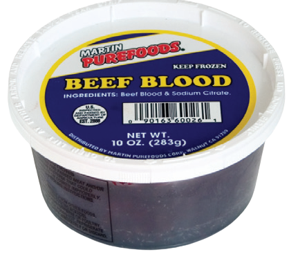 Martin Pruefoods Beef Blood