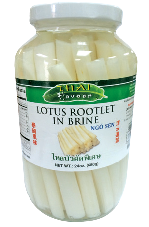 PK Lotus Rootlet (Ngo sen) in brine in Jar