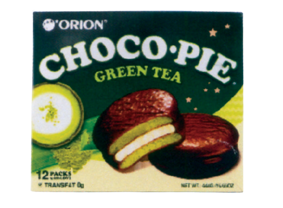 Orion Choco Pie GREEN TEA (SO040)