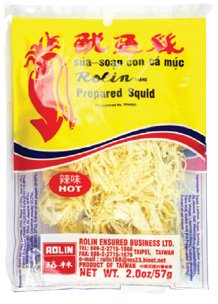 Rolin Prepared Hot Shredded Squid ‘M’ TW