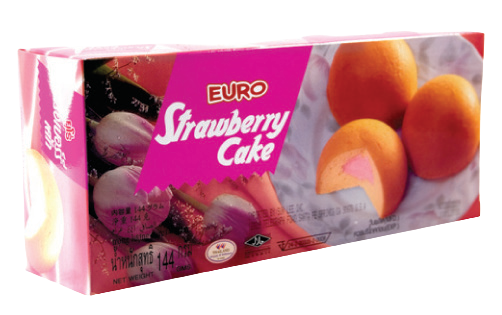 Euro Thai Strawberry Cake