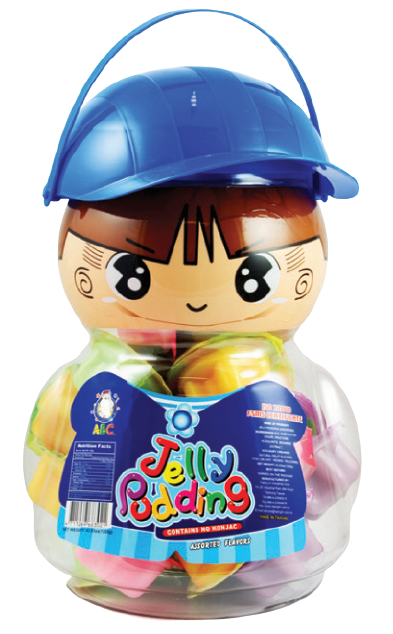 ABC Jelly Pudding “Boy” In Jar