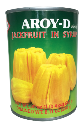 Can Aroy D jackfruit
in syrup