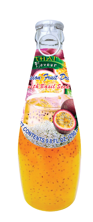 Passion fruit drink with sweet seed