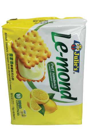 Le-mond puff sandwich (lemon flavour)