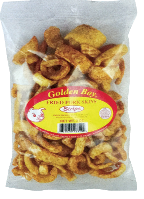 GB Fried Pork Skin Craker Strips ‘Hot’