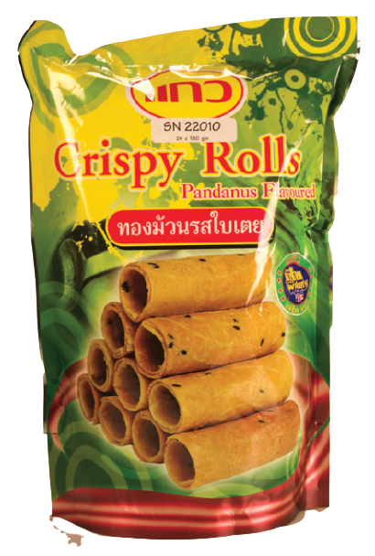 Crispy Roll Pandan Flavor