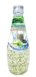Alone Vera drink with sweet basil
seed
