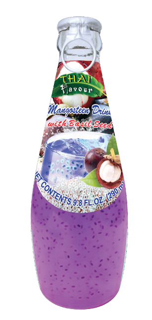 Mangosteen Drink with sweet basil