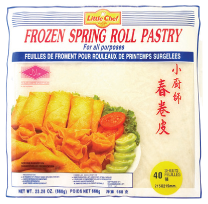 Little Chef Fro Spring Roll
Pastry Blue ‘L’