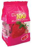 Lot 100 Strawbery Gummy