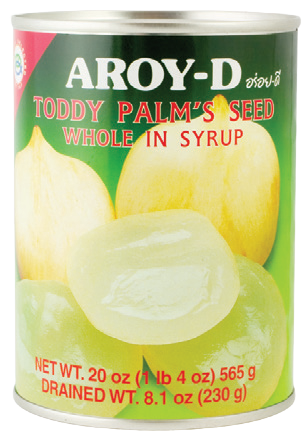 Aroy-D Toddy Palm Seed
in Syrup Whole
