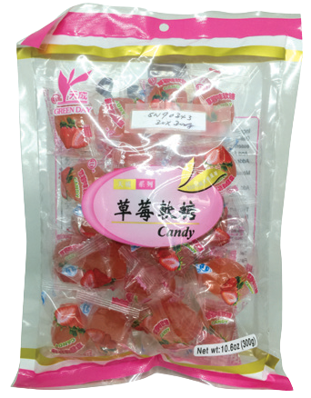 Strawberry soft candy