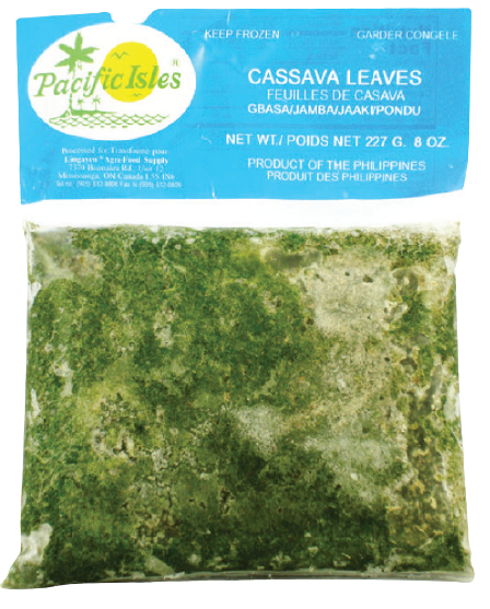 Pacific Isles Cassava
Leaves
GROUND