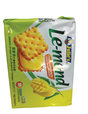 Le-mond puff sandwich ( Mango flavour )