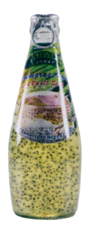 Thai Flavour
Lemon Grass Drink
W/Basil Seed