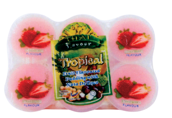 Thai Flavour Strawberry Pudding Large Cup