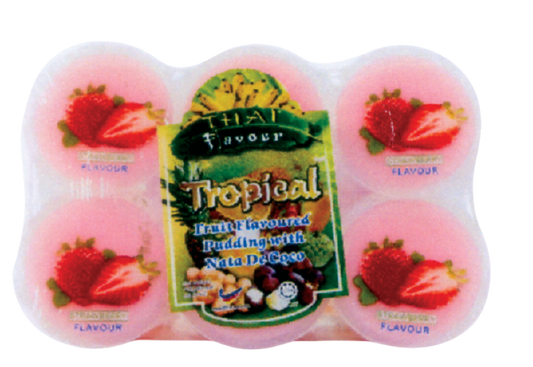 Thai Flavour Strawberry Pudding Large Cup